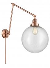 Innovations Lighting 238-AC-G204-12 - Beacon - 1 Light - 12 inch - Antique Copper - Swing Arm