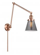 Innovations Lighting 238-AC-G63 - Cone - 1 Light - 8 inch - Antique Copper - Swing Arm