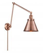Innovations Lighting 238-AC-M13-AC - Appalachian - 1 Light - 8 inch - Antique Copper -Adjustable Swing Arm