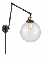 Innovations Lighting 238-BAB-G204-10 - Beacon - 1 Light - 10 inch - Black Antique Brass - Swing Arm