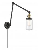 Innovations Lighting 238-BAB-G314 - Dover - 1 Light - 5 inch - Black Antique Brass -Adjustable Swing Arm