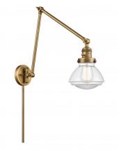Innovations Lighting 238-BB-G322 - Olean - 1 Light - 9 inch - Brushed Brass -Adjustable Swing Arm