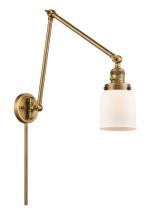 Innovations Lighting 238-BB-G51 - Bell - 1 Light - 8 inch - Brushed Brass -Adjustable Swing Arm