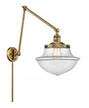 Innovations Lighting 238-BB-G542 - Oxford - 1 Light - 12 inch - Brushed Brass -Adjustable Swing Arm