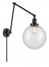 Innovations Lighting 238-BK-G204-10 - Beacon - 1 Light - 10 inch - Matte Black - Swing Arm