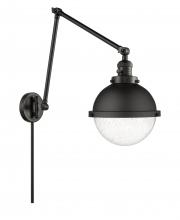 Innovations Lighting 238-BK-HFS-84-BK - Hampden - 1 Light - 9 inch - Matte Black -Adjustable Swing Arm
