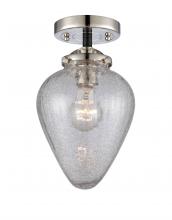 Innovations Lighting 284-1C-BPN-G165 - Geneseo - 1 Light - 7 inch - Black Polished Nickel - Semi-Flush Mount