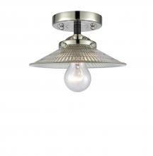 Innovations Lighting 284-1C-BPN-G2-LED - Halophane 1 Light Semi-Flush Mount