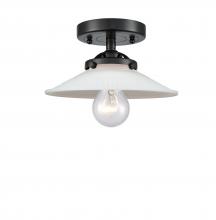 Innovations Lighting 284-1C-OB-G1-LED - Halophane 1 Light Semi-Flush Mount