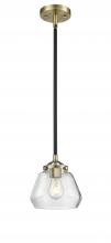 Innovations Lighting 284-1S-BAB-G172 - Fulton - 1 Light - 7 inch - Black Antique Brass - Cord hung - Mini Pendant