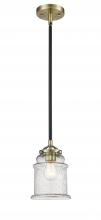 Innovations Lighting 284-1S-BAB-G184 - Canton - 1 Light - 6 inch - Black Antique Brass - Cord hung - Mini Pendant