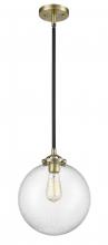 Innovations Lighting 284-1S-BAB-G204-10 - Beacon - 1 Light - 10 inch - Black Antique Brass - Stem hung - Mini Pendant