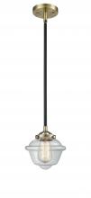 Innovations Lighting 284-1S-BAB-G532 - Oxford - 1 Light - 8 inch - Black Antique Brass - Cord hung - Mini Pendant