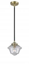 Innovations Lighting 284-1S-BAB-G534 - Oxford - 1 Light - 8 inch - Black Antique Brass - Cord hung - Mini Pendant