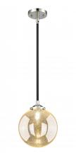 Innovations Lighting 284-1S-BPN-G208-10 - Beacon - 1 Light - 10 inch - Black Polished Nickel - Stem hung - Mini Pendant