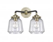Innovations Lighting 284-2W-BAB-G142 - Chatham - 2 Light - 14 inch - Black Antique Brass - Bath Vanity Light