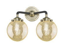 Innovations Lighting 284-2W-BAB-G208-6 - Beacon - 2 Light - 14 inch - Black Antique Brass - Bath Vanity Light