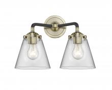 Innovations Lighting 284-2W-BAB-G62 - Cone - 2 Light - 14 inch - Black Antique Brass - Bath Vanity Light
