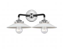 Innovations Lighting 284-2W-BPN-G1 - Halophane 2 Light Bath Vanity Light