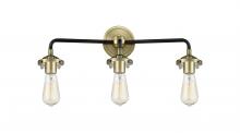 Innovations Lighting 284-3W-BAB - Beacon - 3 Light - 24 inch - Black Antique Brass - Bath Vanity Light
