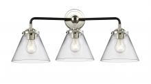 Innovations Lighting 284-3W-BPN-G42 - Cone - 3 Light - 26 inch - Black Polished Nickel - Bath Vanity Light