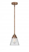 Innovations Lighting 288-1S-AC-G62 - Cone - 1 Light - 6 inch - Antique Copper - Cord hung - Mini Pendant