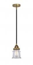 Innovations Lighting 288-1S-BAB-G182S - Canton - 1 Light - 5 inch - Black Antique Brass - Cord hung - Mini Pendant