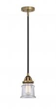 Innovations Lighting 288-1S-BAB-G182S - Canton - 1 Light - 5 inch - Black Antique Brass - Stem hung - Mini Pendant