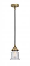 Innovations Lighting 288-1S-BAB-G184S - Canton - 1 Light - 5 inch - Black Antique Brass - Cord hung - Mini Pendant
