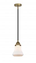 Innovations Lighting 288-1S-BAB-G191 - Bellmont - 1 Light - 6 inch - Black Antique Brass - Cord hung - Mini Pendant