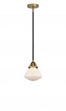 Innovations Lighting 288-1S-BAB-G321 - Olean - 1 Light - 7 inch - Black Antique Brass - Stem hung - Mini Pendant