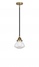 Innovations Lighting 288-1S-BAB-G322 - Olean - 1 Light - 7 inch - Black Antique Brass - Stem hung - Mini Pendant