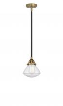 Innovations Lighting 288-1S-BAB-G324 - Olean - 1 Light - 7 inch - Black Antique Brass - Stem hung - Mini Pendant