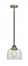 Innovations Lighting 288-1S-BAB-G72 - Bell - 1 Light - 8 inch - Black Antique Brass - Cord hung - Mini Pendant