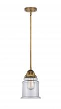 Innovations Lighting 288-1S-BB-G182 - Canton - 1 Light - 6 inch - Brushed Brass - Cord hung - Mini Pendant