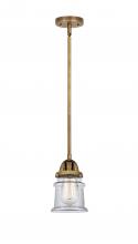 Innovations Lighting 288-1S-BB-G182S - Canton - 1 Light - 5 inch - Brushed Brass - Stem hung - Mini Pendant