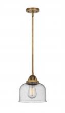 Innovations Lighting 288-1S-BB-G74 - Bell - 1 Light - 8 inch - Brushed Brass - Stem hung - Mini Pendant