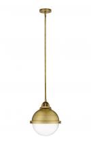 Innovations Lighting 288-1S-BB-HFS-82-BB - Hampden - 1 Light - 9 inch - Brushed Brass - Stem hung - Mini Pendant