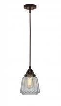 Innovations Lighting 288-1S-OB-G142 - Chatham - 1 Light - 7 inch - Oil Rubbed Bronze - Cord hung - Mini Pendant