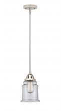 Innovations Lighting 288-1S-PN-G182 - Canton - 1 Light - 6 inch - Polished Nickel - Cord hung - Mini Pendant