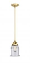 Innovations Lighting 288-1S-SG-G184 - Canton - 1 Light - 6 inch - Satin Gold - Cord hung - Mini Pendant