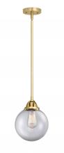 Innovations Lighting 288-1S-SG-G202-8 - Beacon - 1 Light - 8 inch - Satin Gold - Cord hung - Mini Pendant