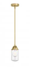 Innovations Lighting 288-1S-SG-G312 - Dover - 1 Light - 5 inch - Satin Gold - Stem hung - Mini Pendant