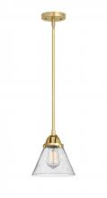 Innovations Lighting 288-1S-SG-G44 - Cone - 1 Light - 8 inch - Satin Gold - Cord hung - Mini Pendant