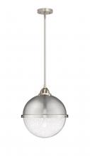 Innovations Lighting 288-1S-SN-HFS-124-SN - Hampden - 1 Light - 13 inch - Brushed Satin Nickel - Stem hung - Pendant