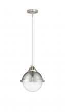 Innovations Lighting 288-1S-SN-HFS-84-SN - Hampden - 1 Light - 9 inch - Brushed Satin Nickel - Stem hung - Mini Pendant