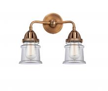 Innovations Lighting 288-2W-AC-G182S - Canton - 2 Light - 13 inch - Antique Copper - Bath Vanity Light