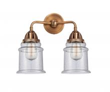 Innovations Lighting 288-2W-AC-G184 - Canton - 2 Light - 14 inch - Antique Copper - Bath Vanity Light