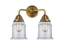 Innovations Lighting 288-2W-BB-G182 - Canton - 2 Light - 14 inch - Brushed Brass - Bath Vanity Light