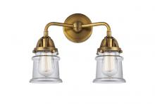Innovations Lighting 288-2W-BB-G182S - Canton - 2 Light - 13 inch - Brushed Brass - Bath Vanity Light